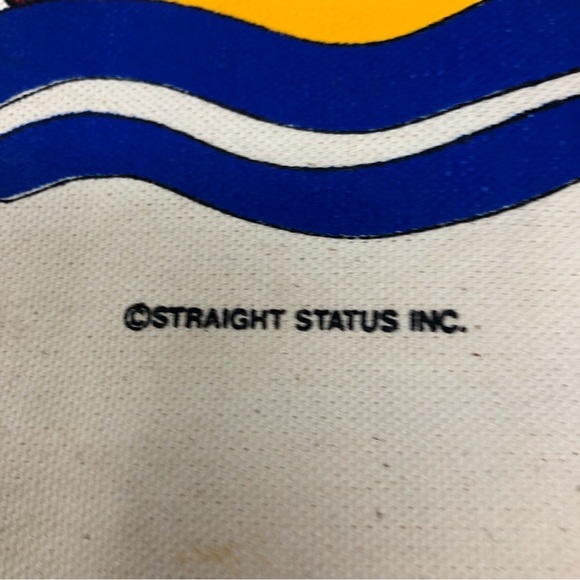 VINTAGE Noah’s Ark Bag Weekend Canvas straight status 0960 Christian book tote - Picture 3 of 10